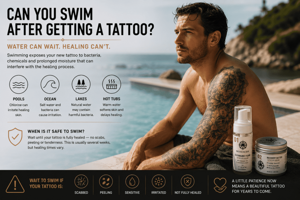 Can You Swim After Getting a Tattoo?