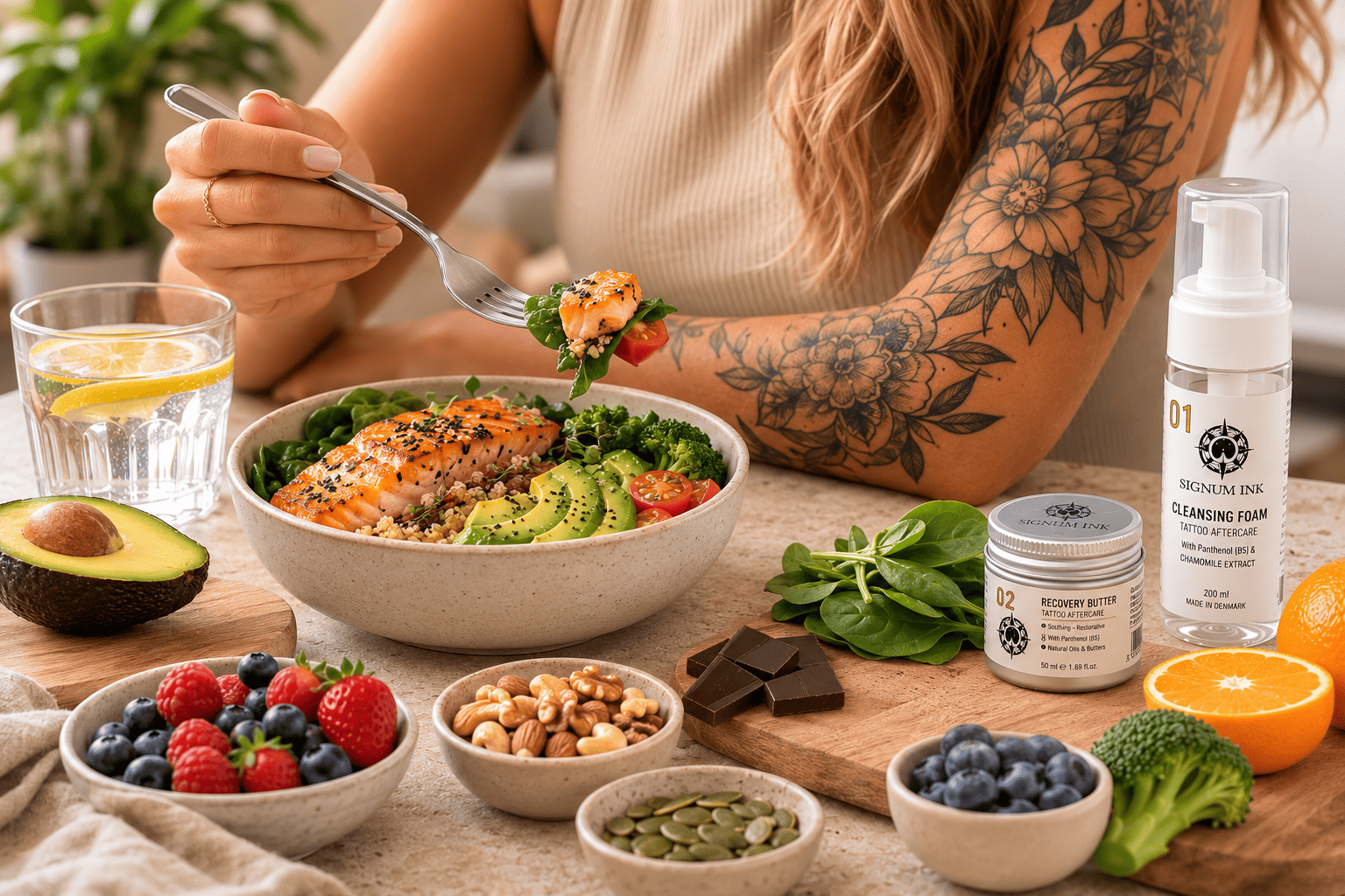 What Should You Eat After Getting a Tattoo?
