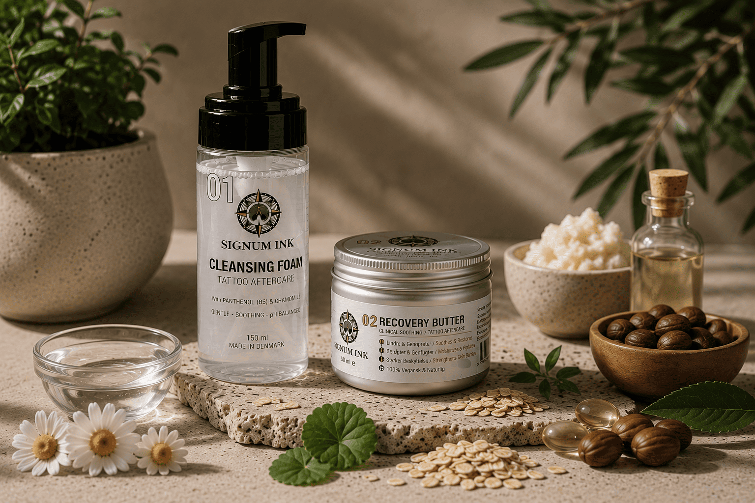 Natural vs. Synthetic Tattoo Aftercare